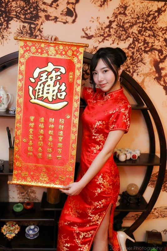 模特Zora - 贺喜新春时尚旗袍(一)