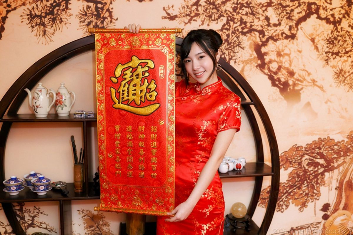 模特Zora - 贺喜新春时尚旗袍(一)