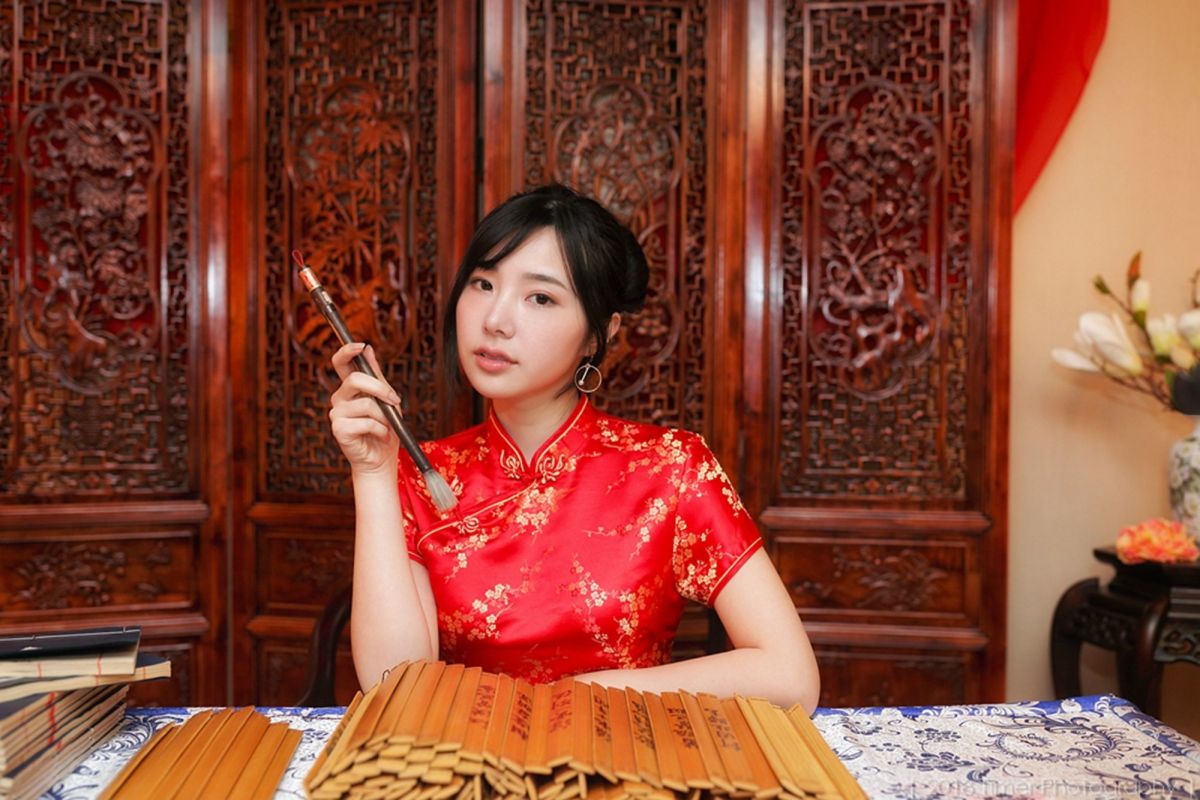 模特Zora - 贺喜新春时尚旗袍(一)