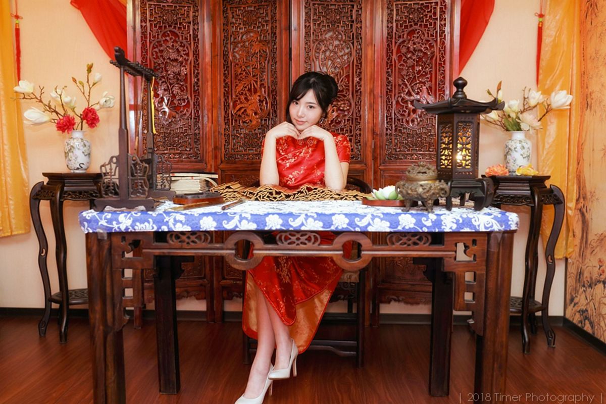 模特Zora - 贺喜新春时尚旗袍(一)
