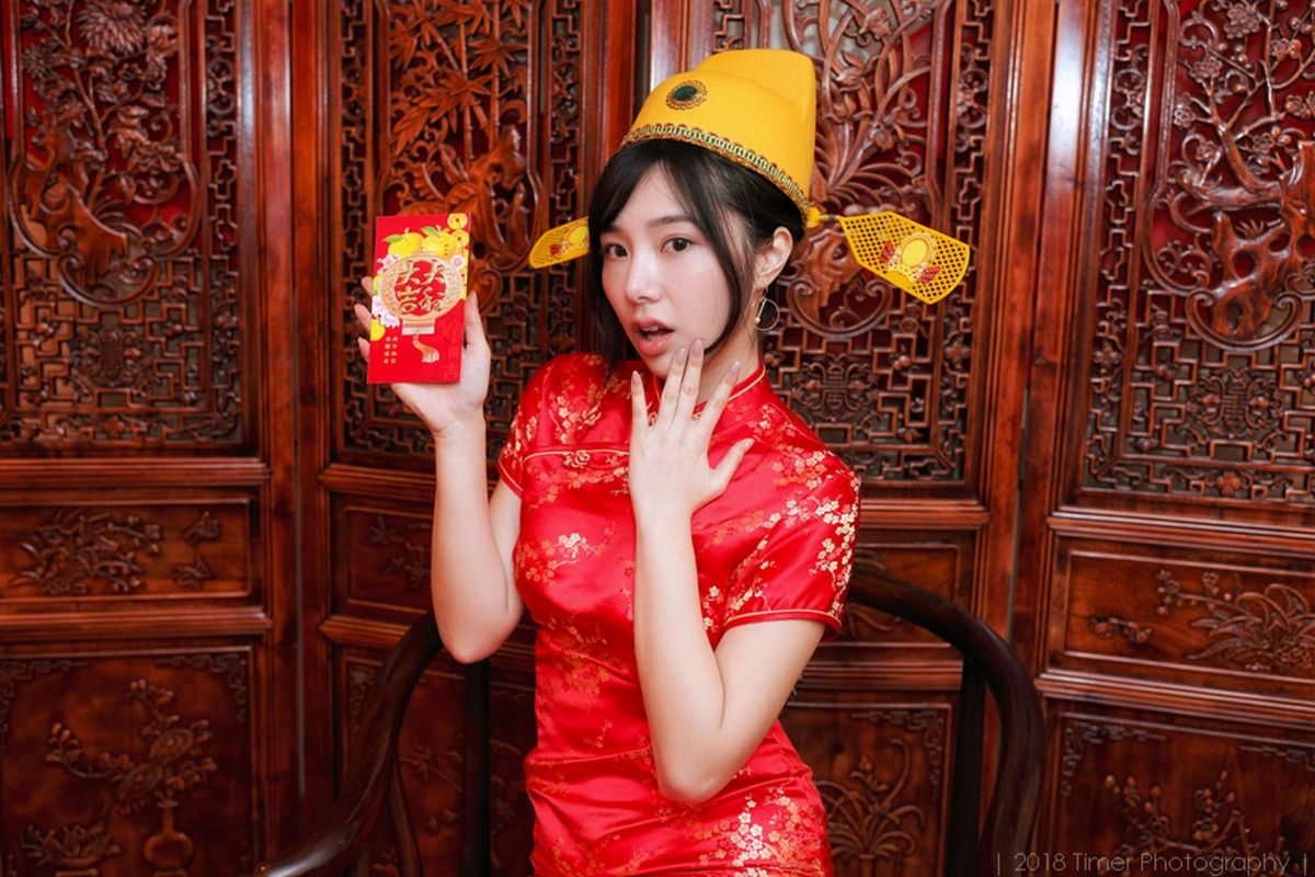 模特Zora - 贺喜新春时尚旗袍(一)