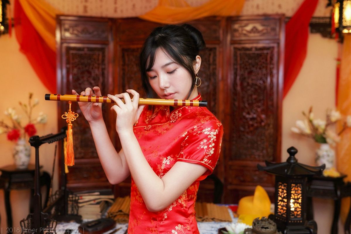 模特Zora - 贺喜新春时尚旗袍(一)