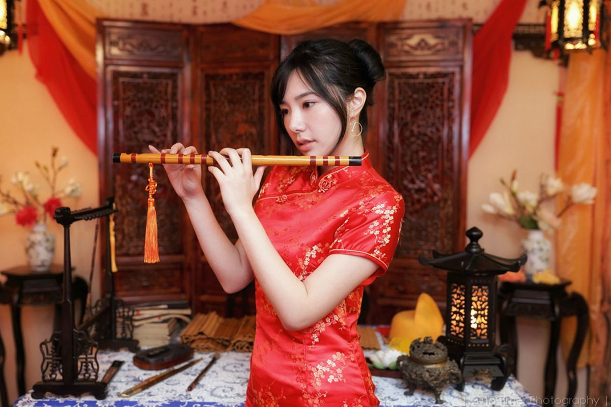模特Zora - 贺喜新春时尚旗袍(一)