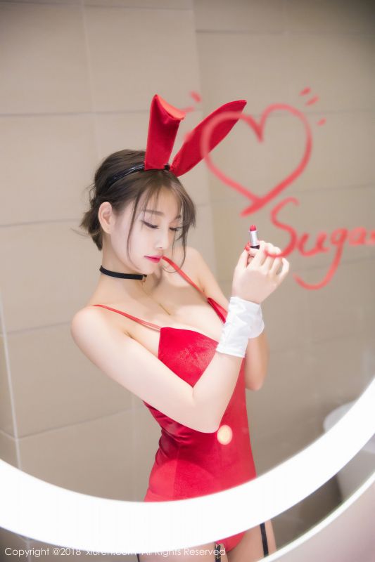杨晨晨sugar - 黑丝兔女郎+浴室湿身