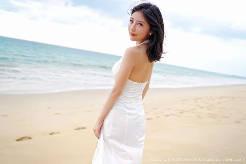 清纯女神@施忆佳KITTY 海边沙滩写真套图