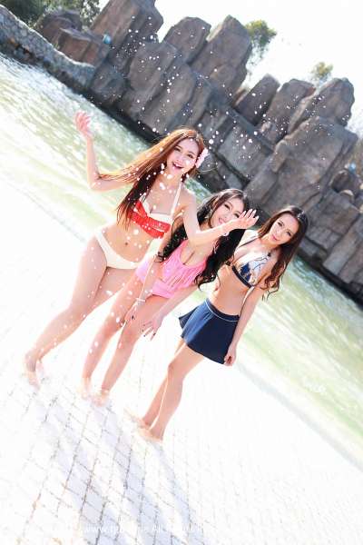 夏静jolie+鲁思羽+胡宴绮-《女神驾到》之嘉鱼山湖温泉~