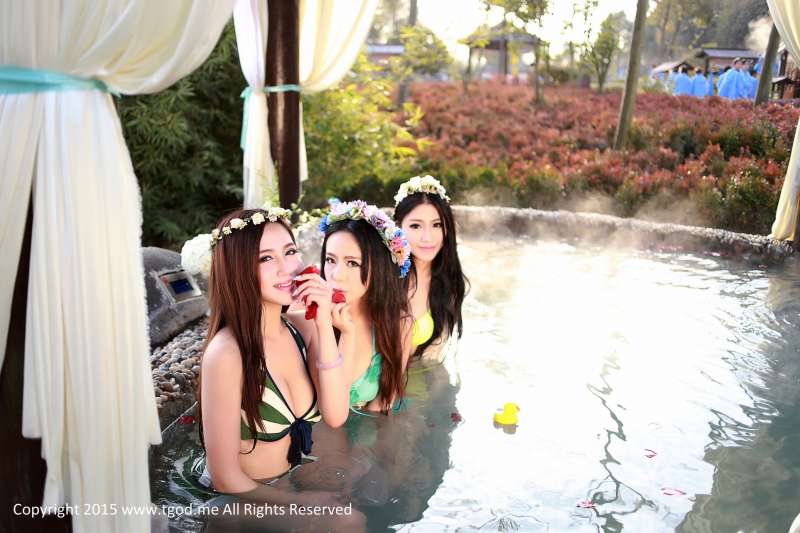 夏静jolie+鲁思羽+胡宴绮-《女神驾到》之嘉鱼山湖温泉~