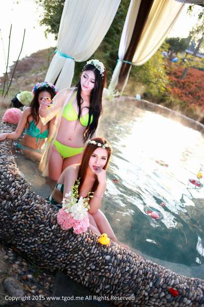 夏静jolie+鲁思羽+胡宴绮-《女神驾到》之嘉鱼山湖温泉~