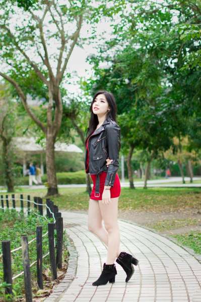 [台湾美女] 谢立琪 - 大安森林公園写真