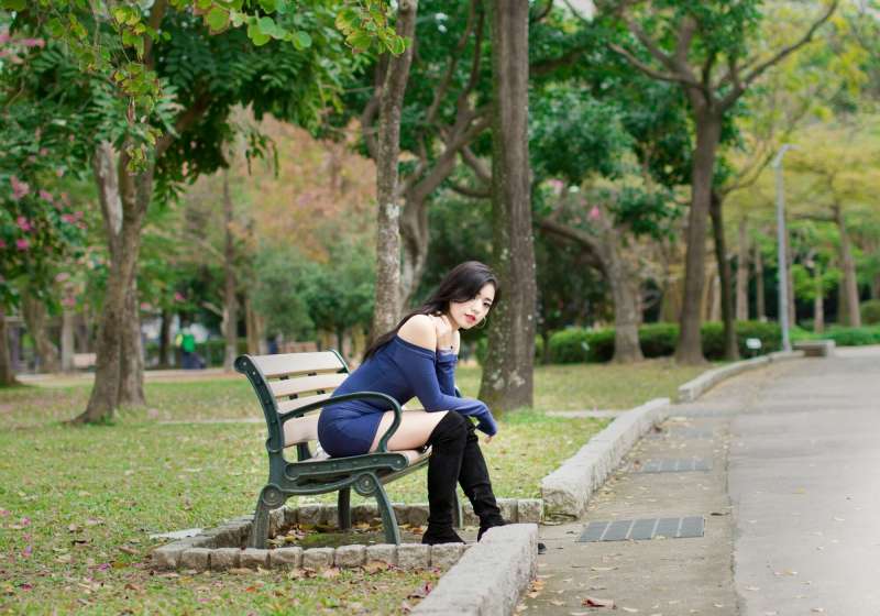 [台湾美女] 谢立琪 - 大安森林公園写真
