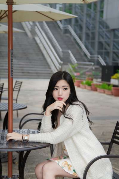 [台湾美女] 谢立琪 - 大安森林公園写真