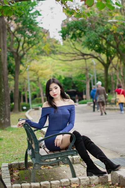 [台湾美女] 谢立琪 - 大安森林公園写真