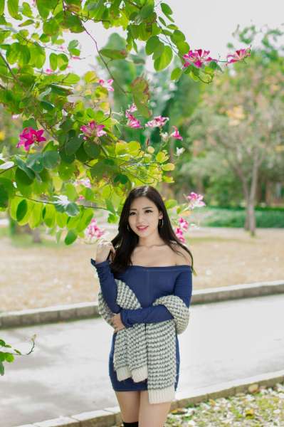 [台湾美女] 谢立琪 - 大安森林公園写真