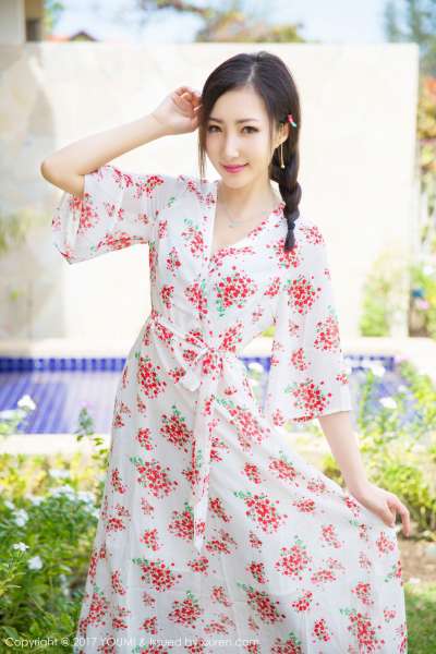 Yumi-尤美 - 伫立在海边的唯美仙子 写真