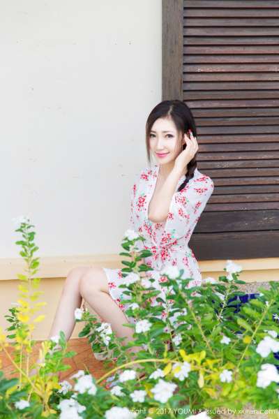 Yumi-尤美 - 伫立在海边的唯美仙子 写真