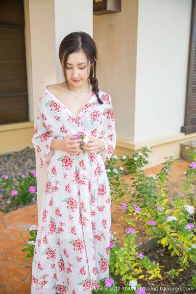 尤美 - 伫立在海边的唯美仙子 写真图片