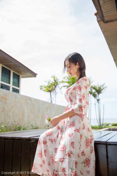 尤美 - 伫立在海边的唯美仙子 写真图片