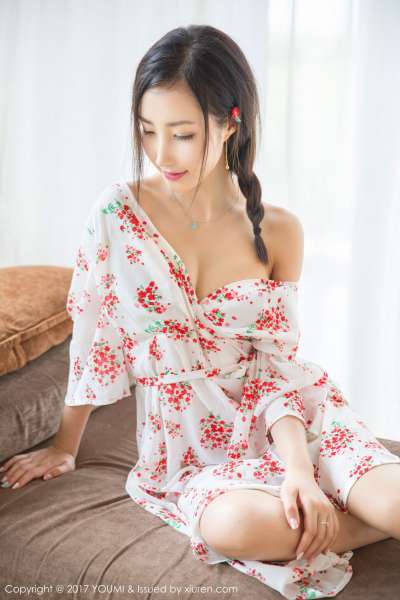 尤美 - 伫立在海边的唯美仙子 写真图片