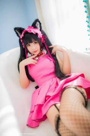二次元少女Joean-夜夜_色气满满时崎狂三猫咪Cosplay图