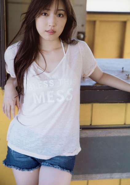 譜久村聖~女优巨乳写真套图