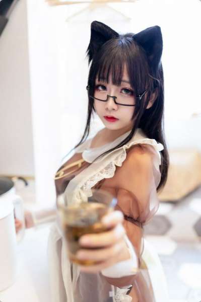 写真Cos日奈娇透明女仆