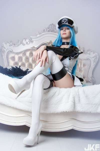 Cosplay系列俄罗斯coserDisharmonica白衣