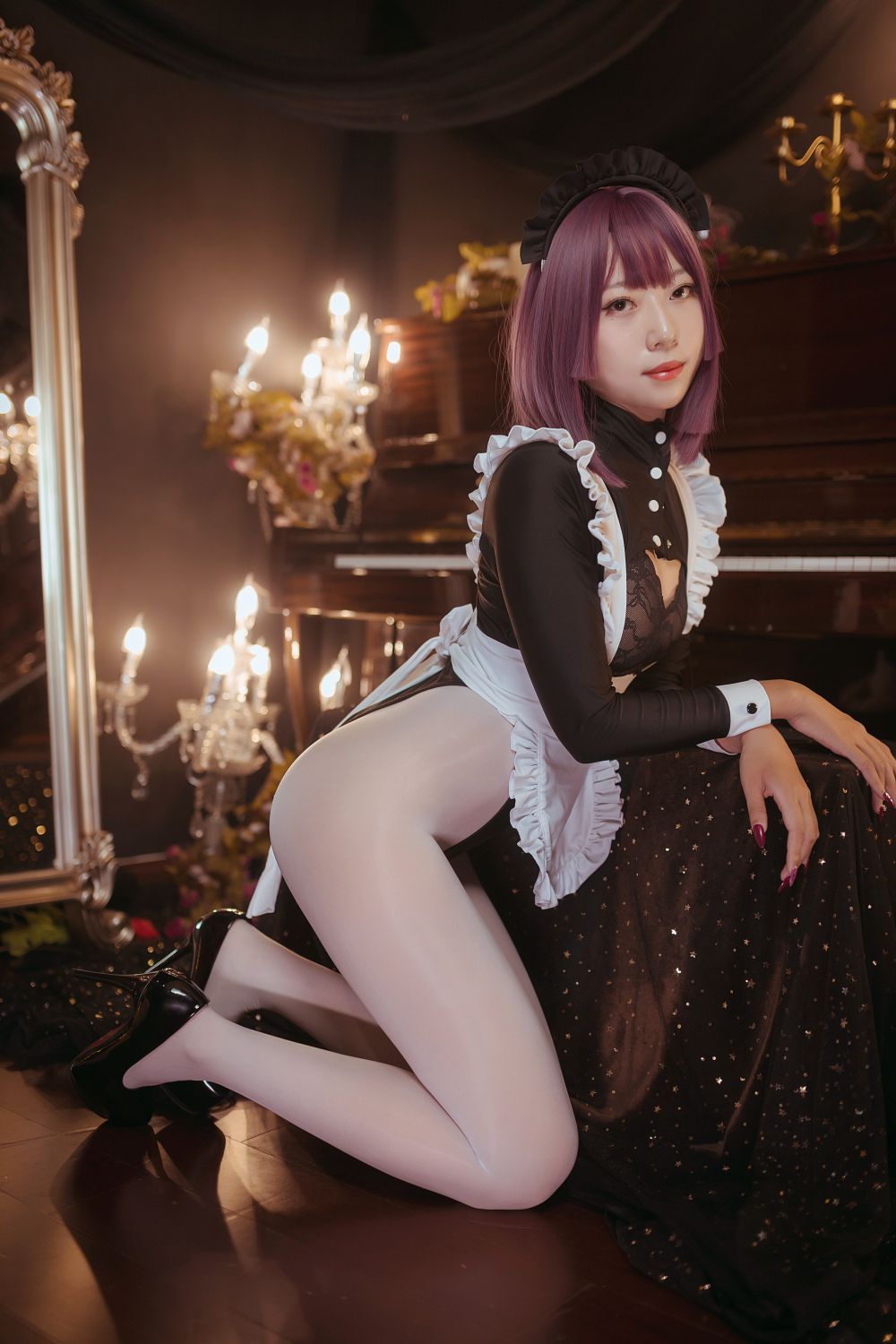 肥臀白丝性感女仆
