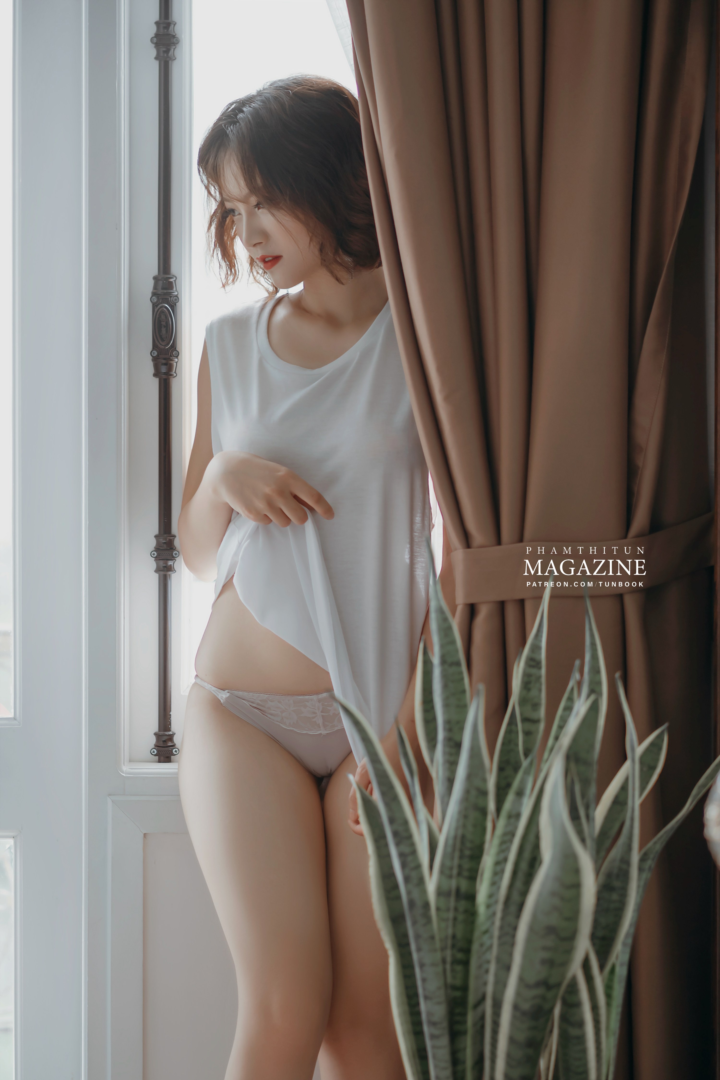 白衣美女