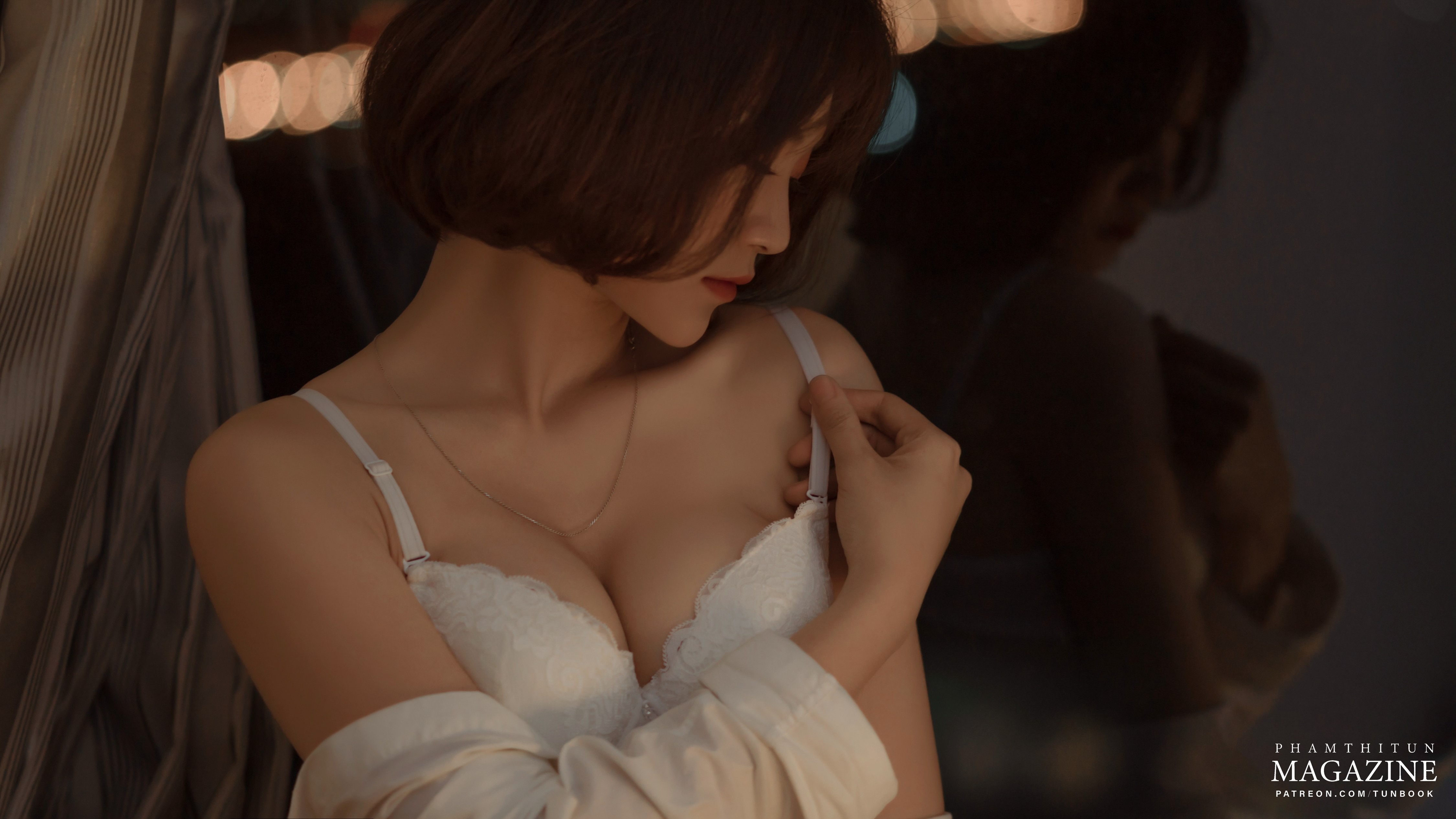 白衣美女