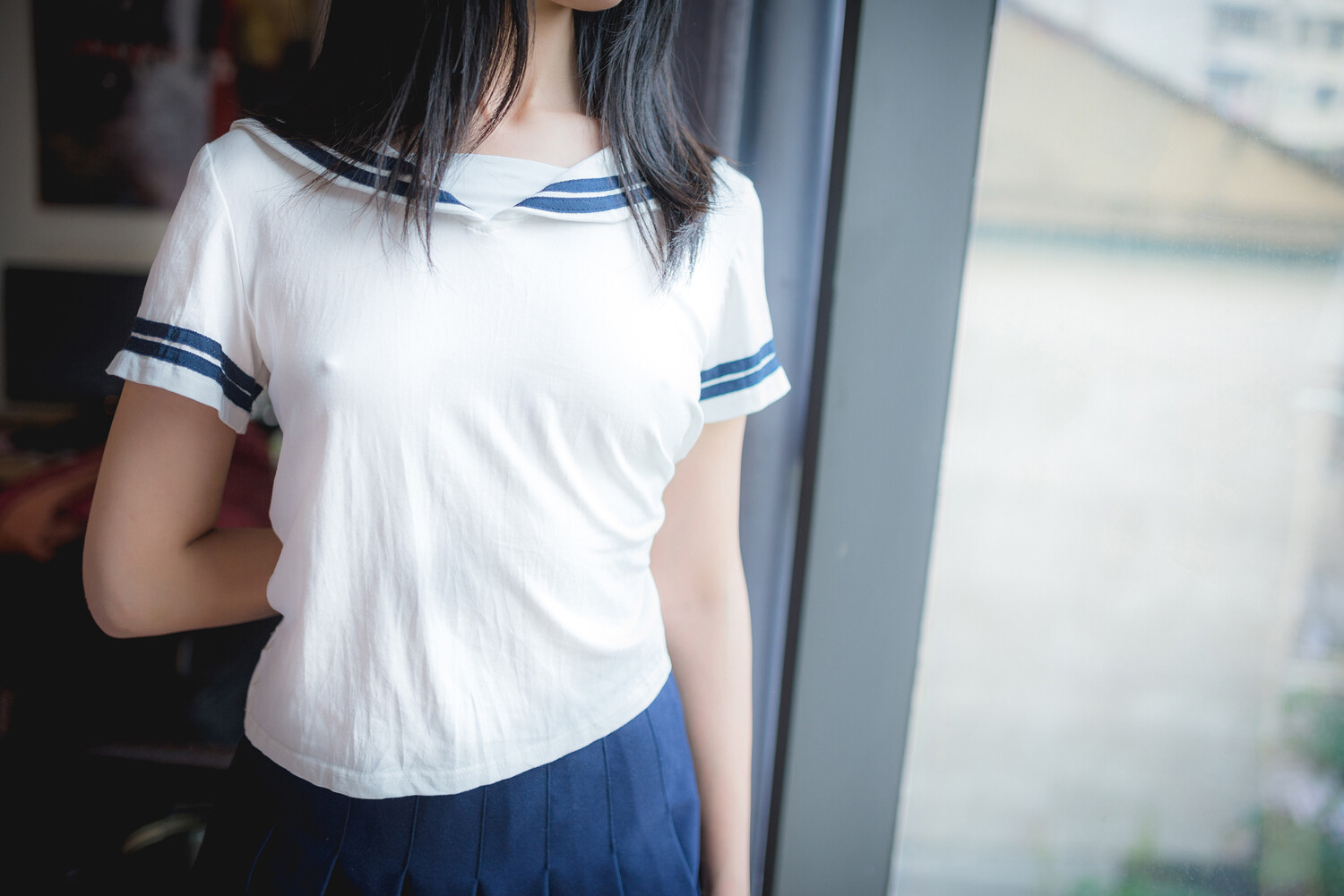贫乳JK黑长直