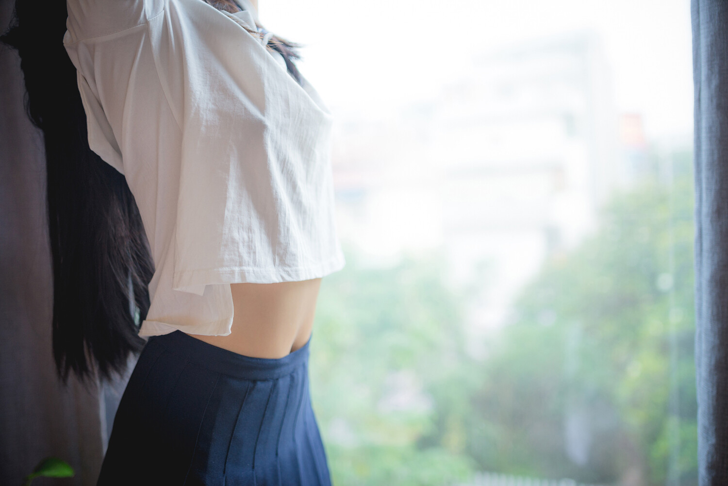 贫乳JK黑长直