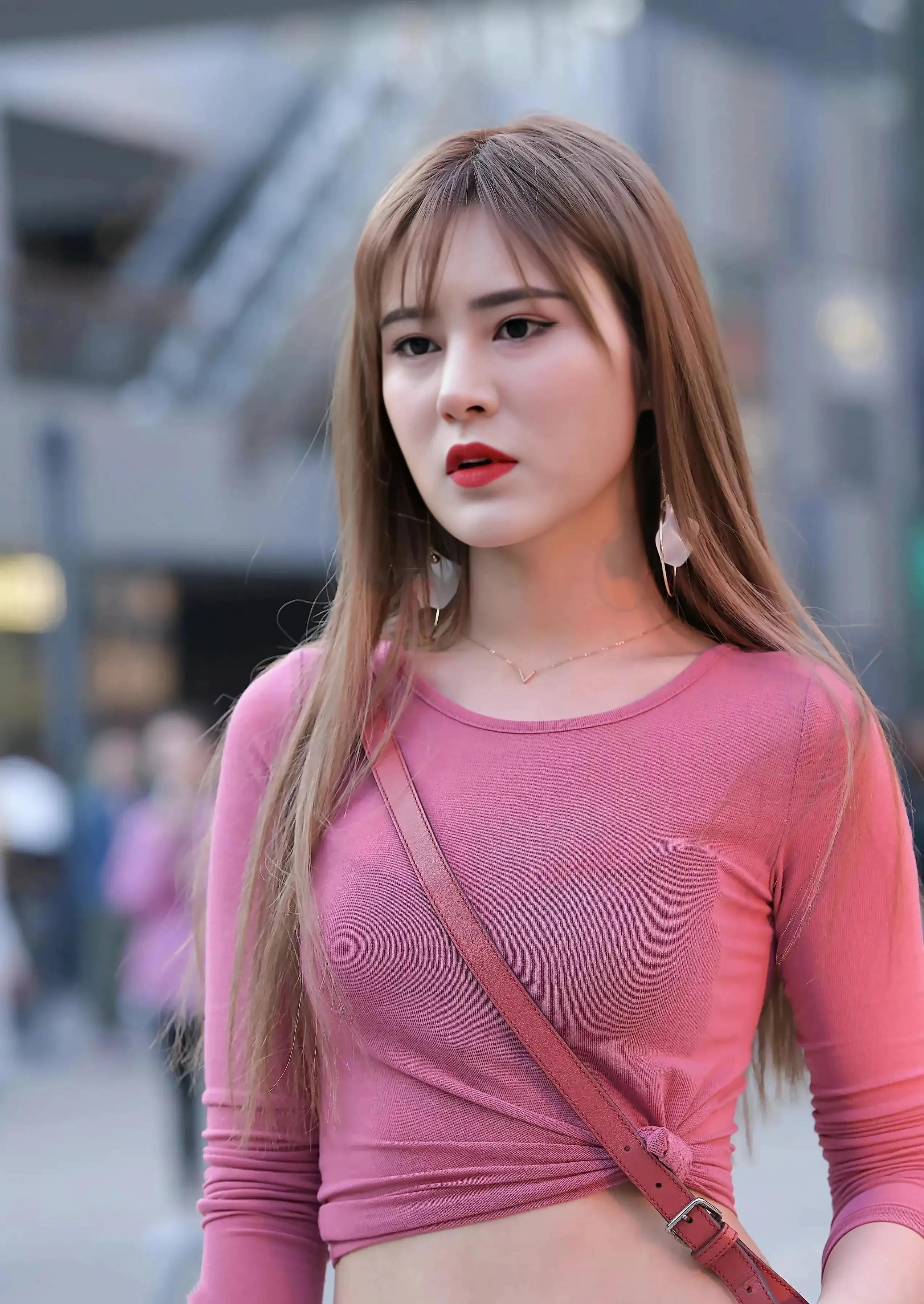 街拍美女