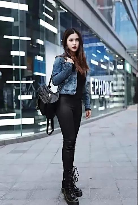 街拍美女