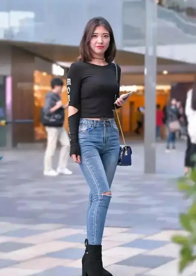 街拍美女