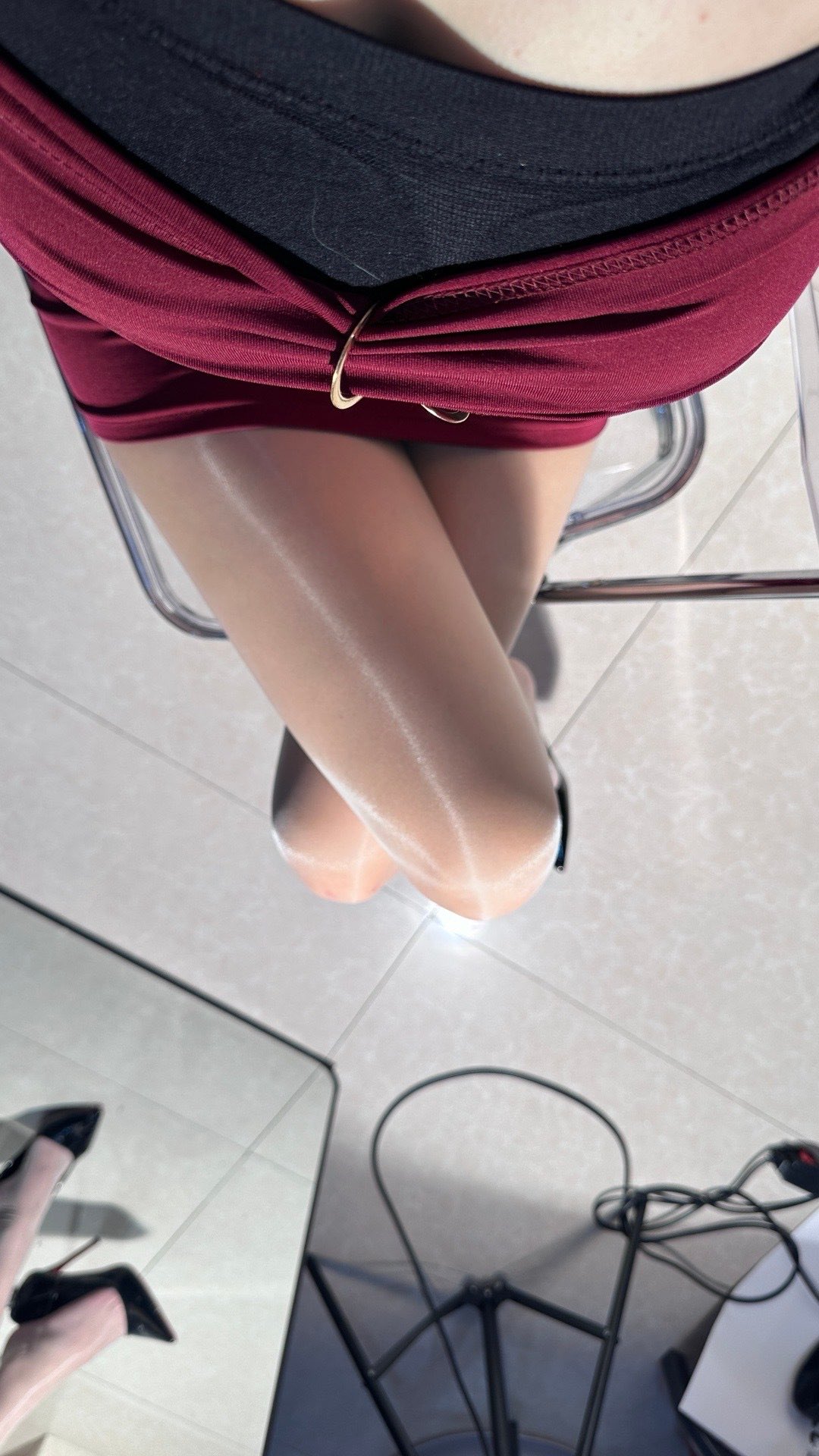 性感的脚和胸