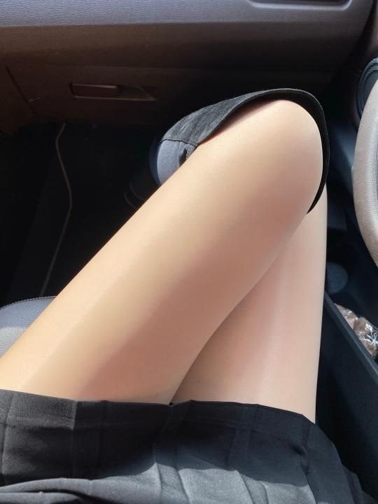 这腿太美了