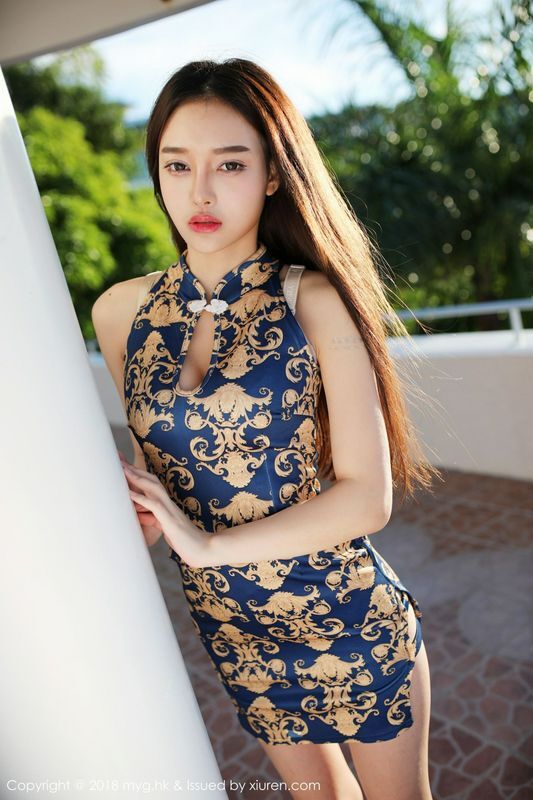 旗袍女神唐琪儿含蓄魅惑古典性感