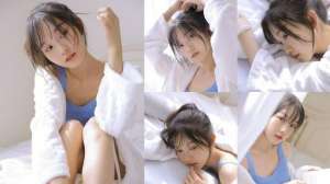 吊带美女翘臀美腿诱人写真图片