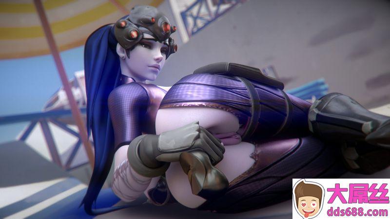 3D彩漫守望屁股，黑百合爽一下