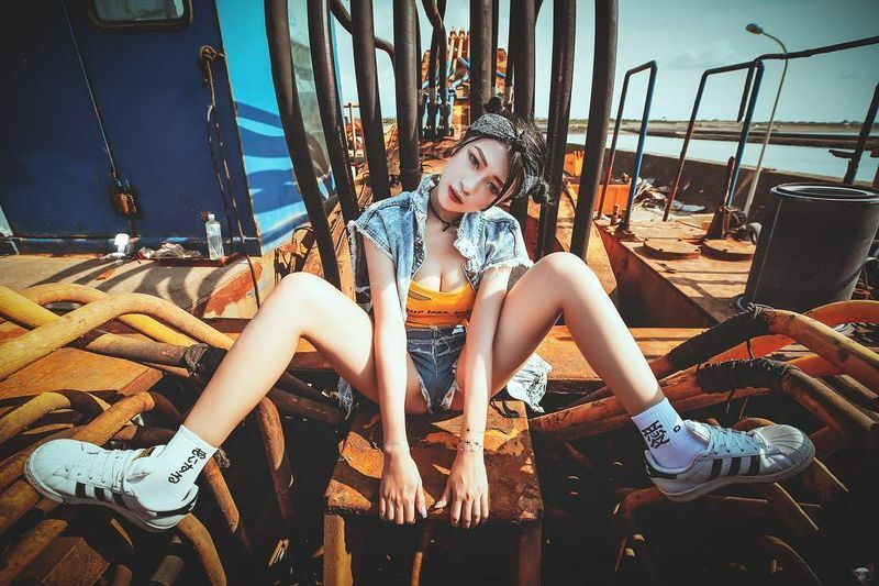 重机正妹 林珈伊身材实在太火辣