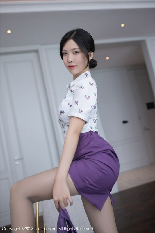 高清写真图 利世 空姐制服