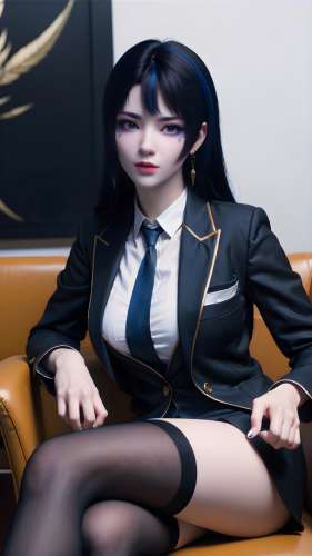 二次元美女：梦幻世界的璀璨明珠