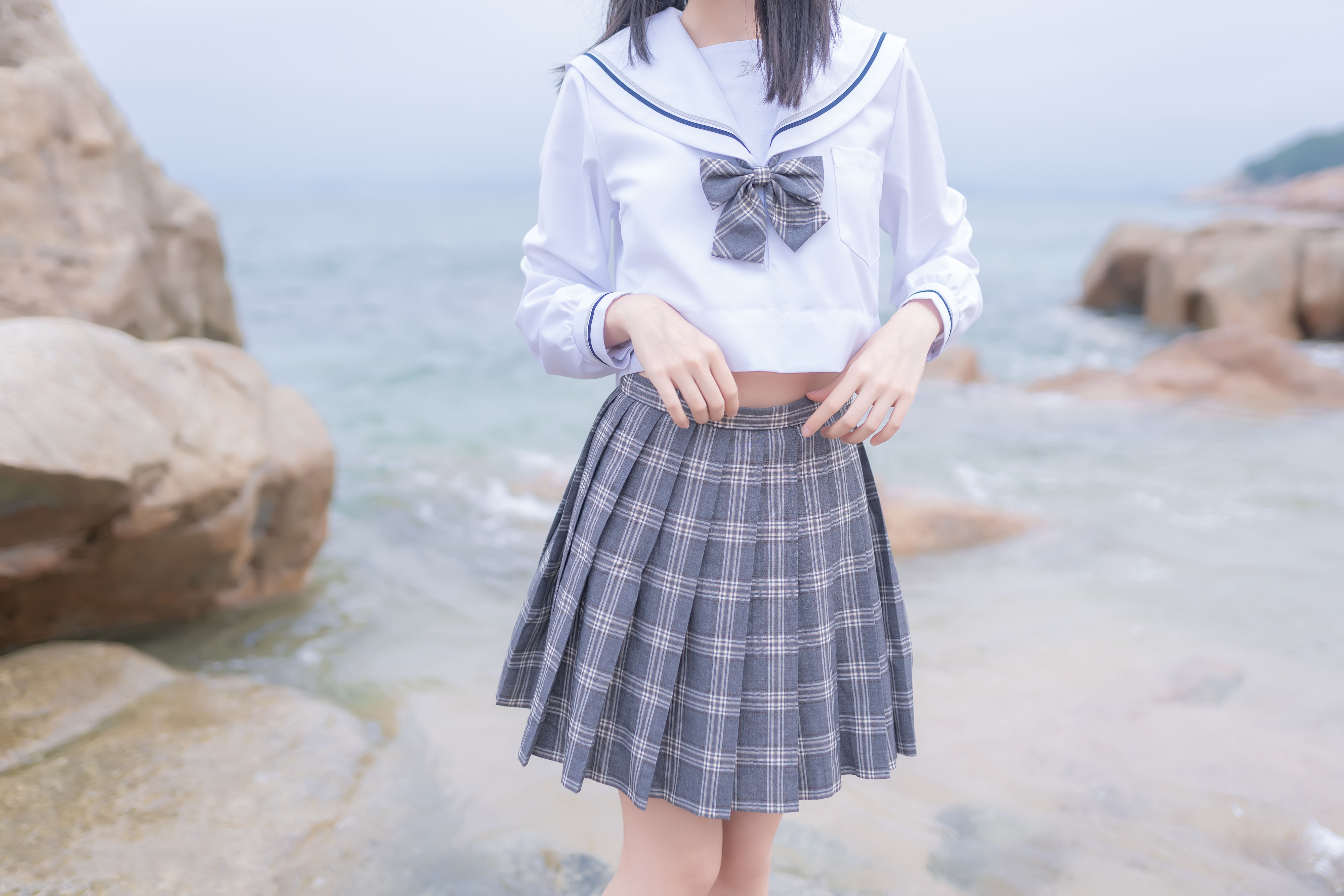木绵绵 - 海边JK学生制服