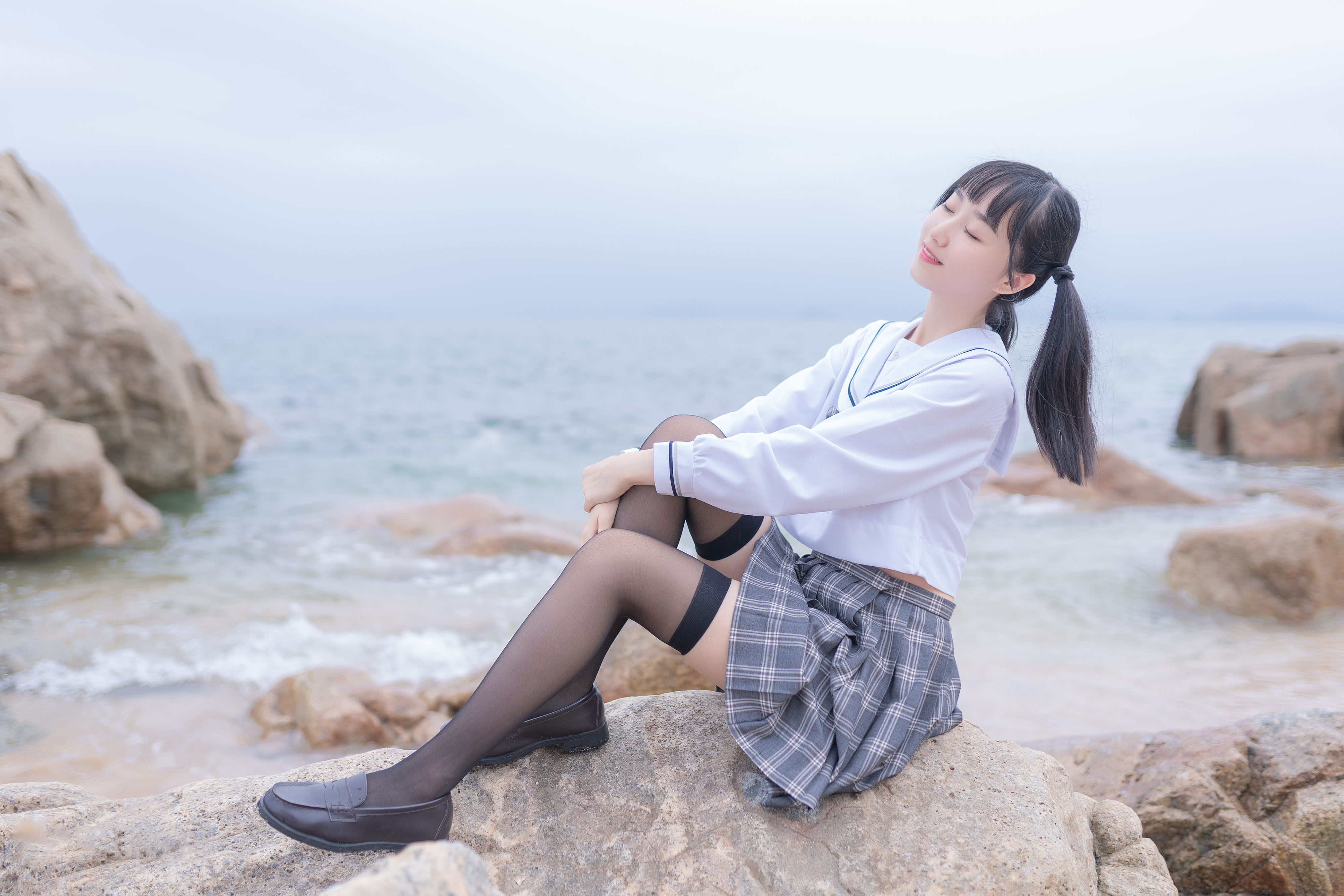 木绵绵 - 海边JK学生制服