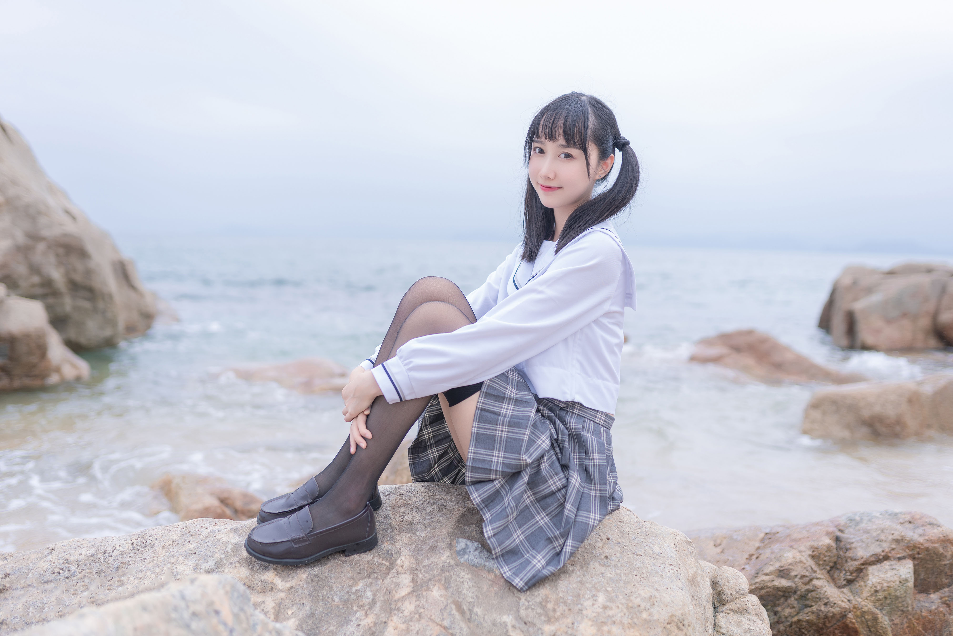 木绵绵 - 海边JK学生制服