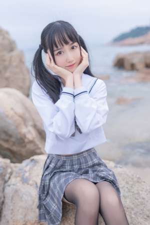 木绵绵 - 海边JK学生制服