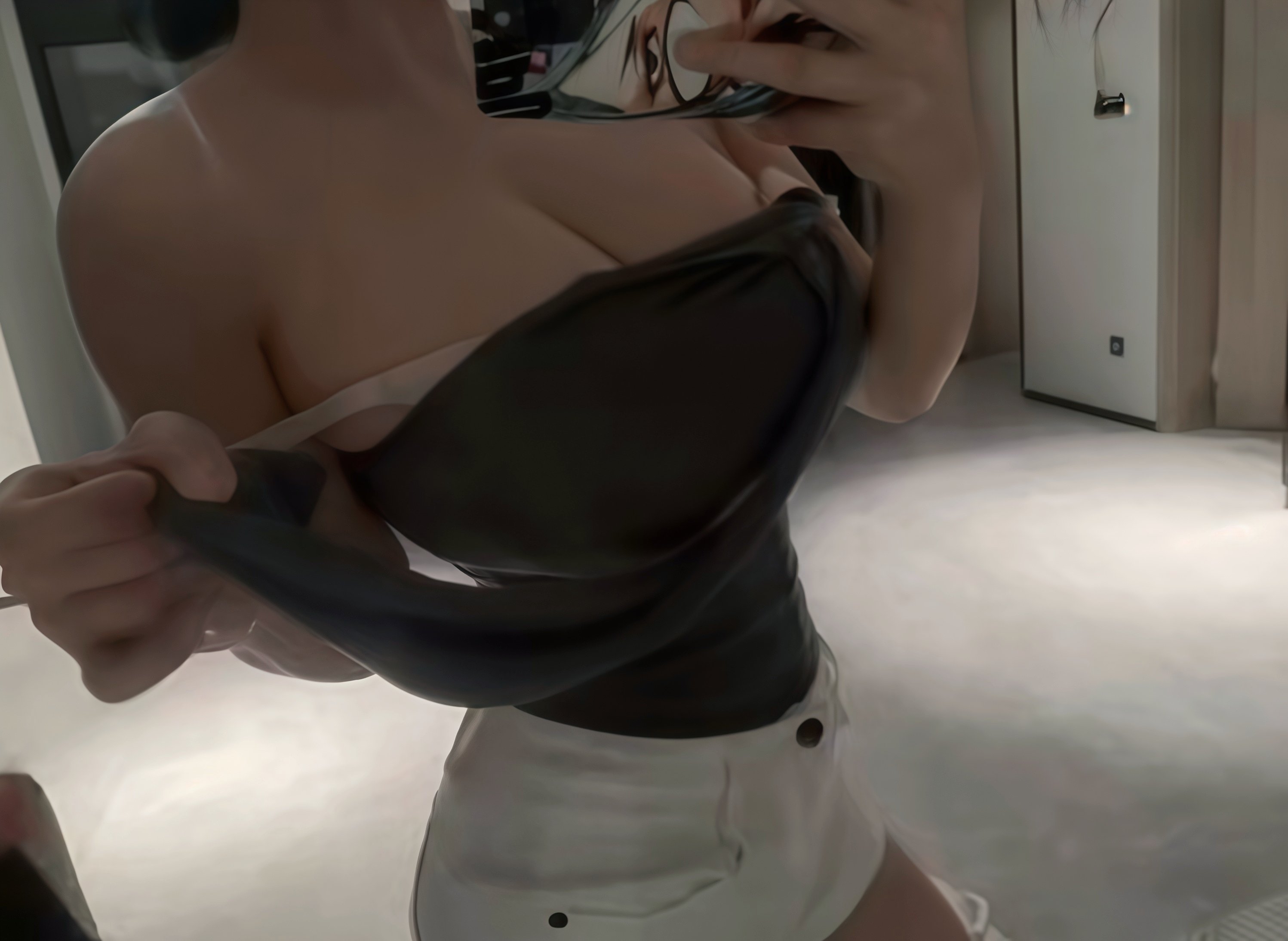 胸部特写镜头
