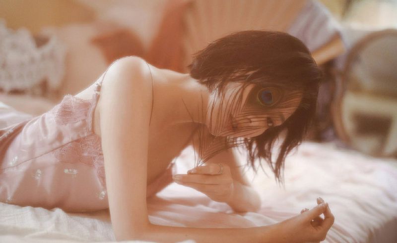 妖娆美女风情诱惑长腿写真