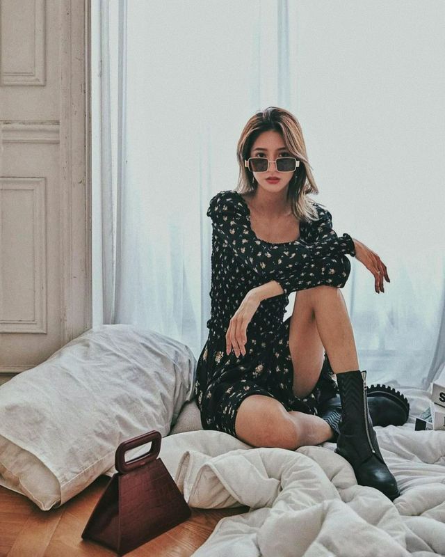 此仙女只应天上有！网拍女神妍安完美天使容颜，高端时尚在仙女身上根本绝配
