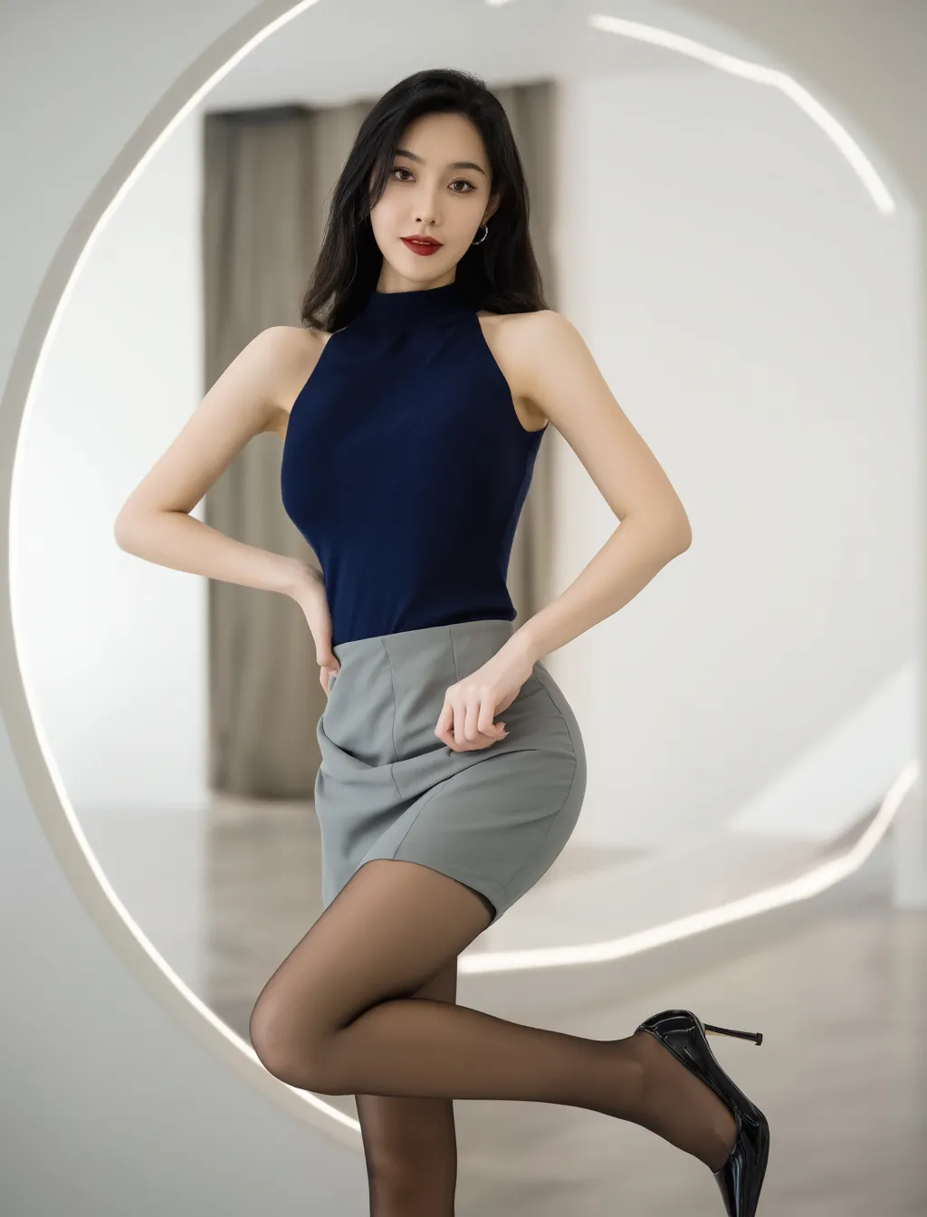 女秘书黑丝大长腿漂亮